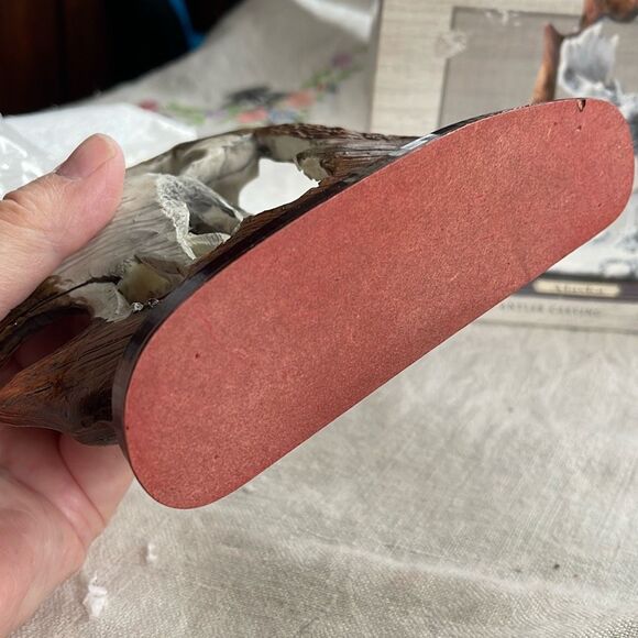 Alaskan Carvings Colletor series moose in snow . - Picture 6 of 8